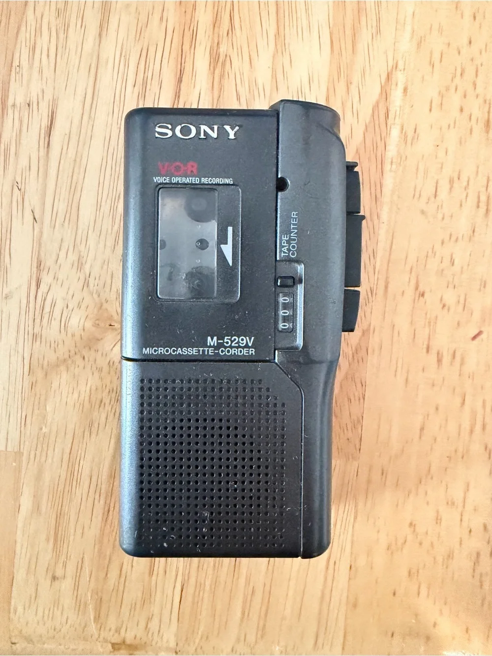 Sony M-529V Microcassette-Corder VOR Voice Operated Recording Handheld for parts